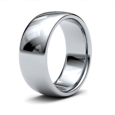 James Moore Wedding Rings | Platinum | 8mm | Medium | Premium Court | AG_8LMP-PT