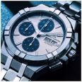 Maurice Lacroix AIKON Automatic Chronograph (42mm) Silver Clous De Paris Dial / Stainless Steel Bracelet Watch AI6218-SS002-230-1 - vista alternativa 2