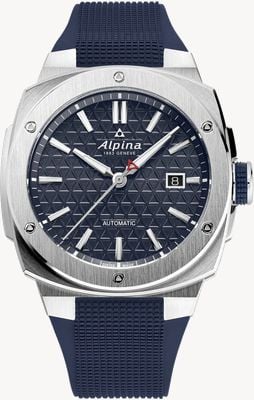 Alpina Alpiner Extreme Automatic (41mm) Navy Textured Dial / Navy Rubber AL-525N4AE6