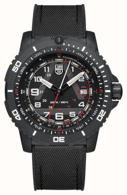 Luminox Serie Ice-sar 1080 (45 mm) esfera negra / correa textil de caucho negra XL.1081