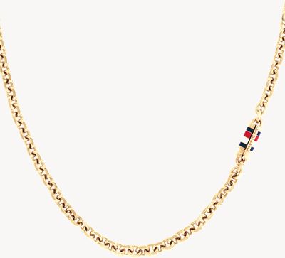 Tommy Hilfiger Men's Bruce Chain Necklace Gold 2790651