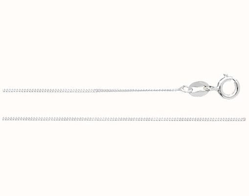 James Moore TH Silver Flat Curb Chain 18" G1324/18