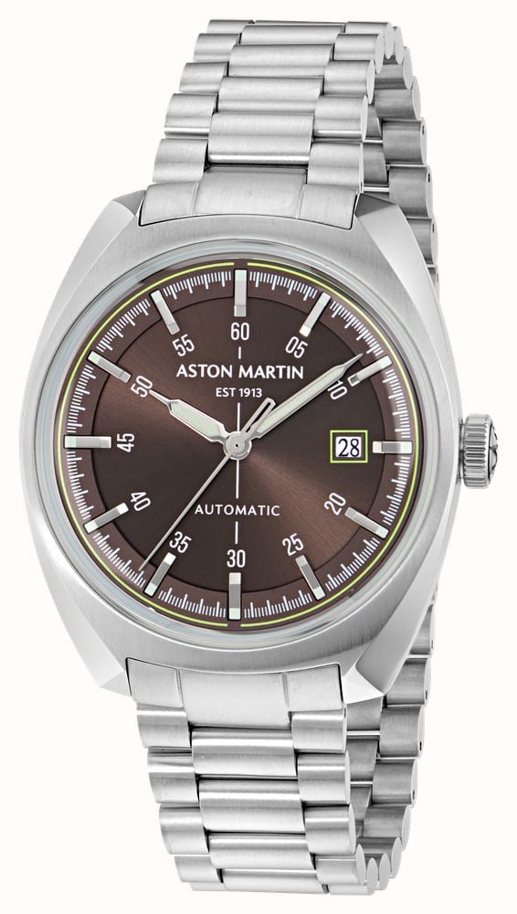 Aston Martin TS2 Timeless Automatic (41mm) Brown Sunray Dial / Stainless Steel Bracelet MTTS2S602 - alternative Ansicht 2