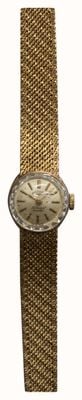 Pre-owned Rotary Vintage 9ct Yellow Gold Ladies Dress Watch J42166