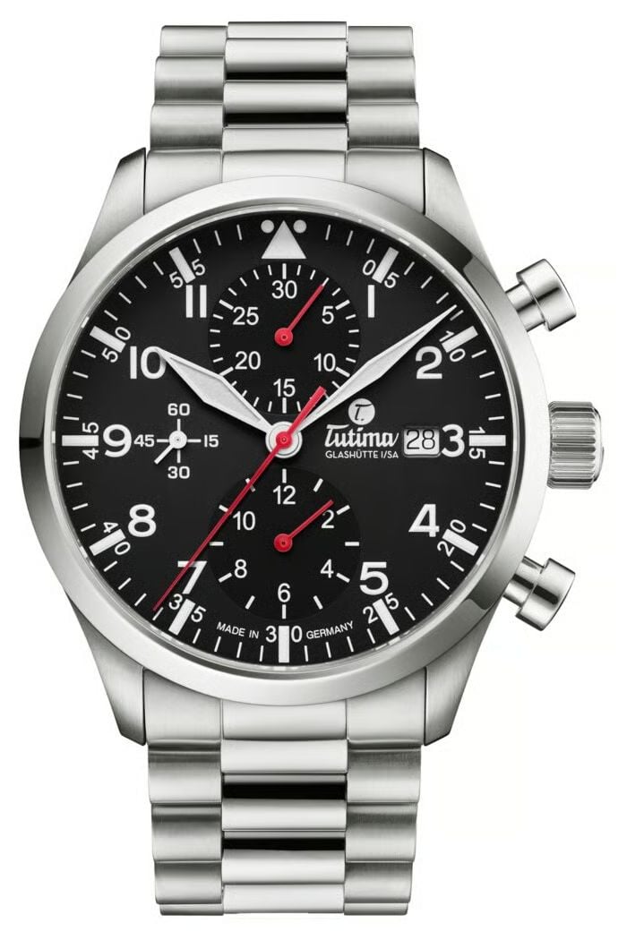 Tutima Glash&Atilde;tte Flieger Legacy T5 Automatic Chronograph  Watch