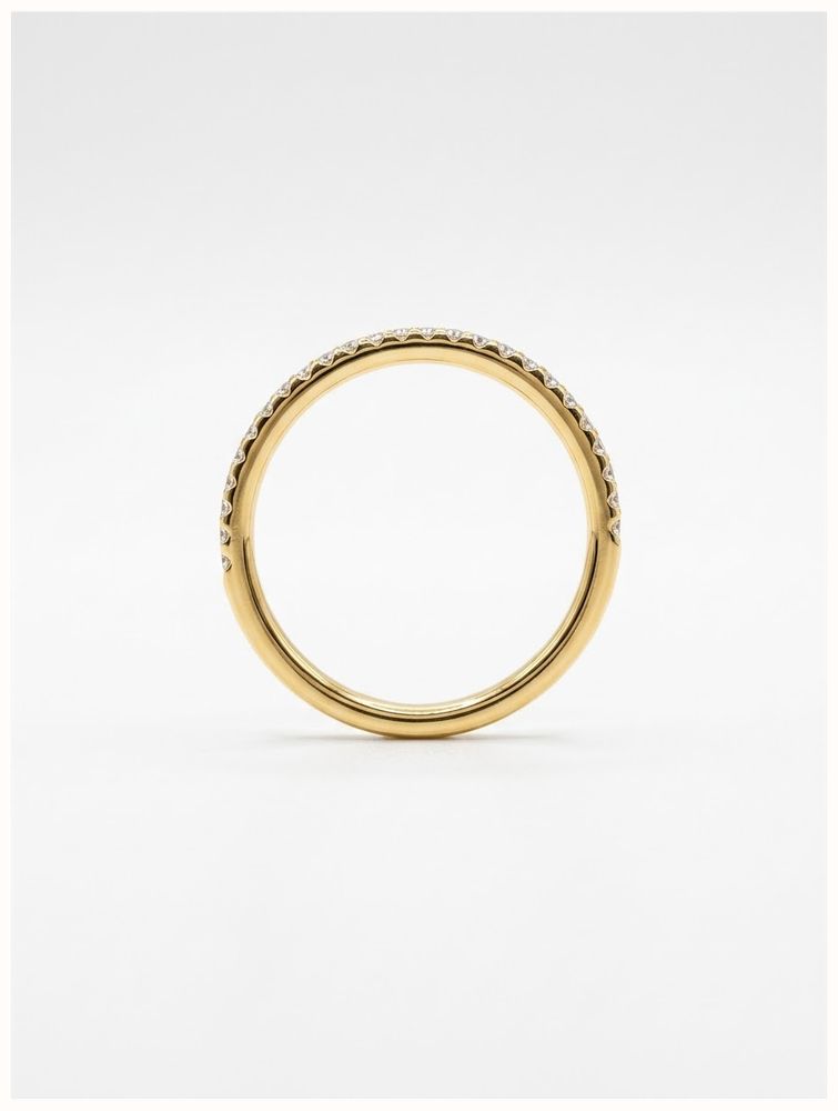 0.25ct Round Brilliant Natural Diamond 18ct Yellow Gold Half Eternity HET1973 - alternative Ansicht 3