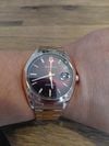 Customer picture of Bulova Surveyor Automatic (39mm) Purple Sunburst Dial / Rose-Gold PVD Stainless Steel Bracelet 97B234