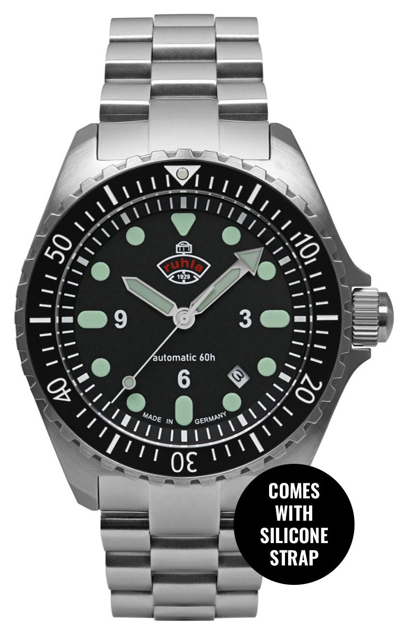 RUHLA Nva kommando minentaucher automatique (43 mm) cadran montre