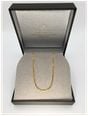 9ct Solid Yellow Gold Ultra Fine Flat Curb 20" Chain SUFC-150-9Y-20 - vue alternative 3