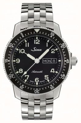 Sinn 104 ST SA une montre pilote classique bracelet en acier inoxydable 104.011 FINE LINK BRACELET