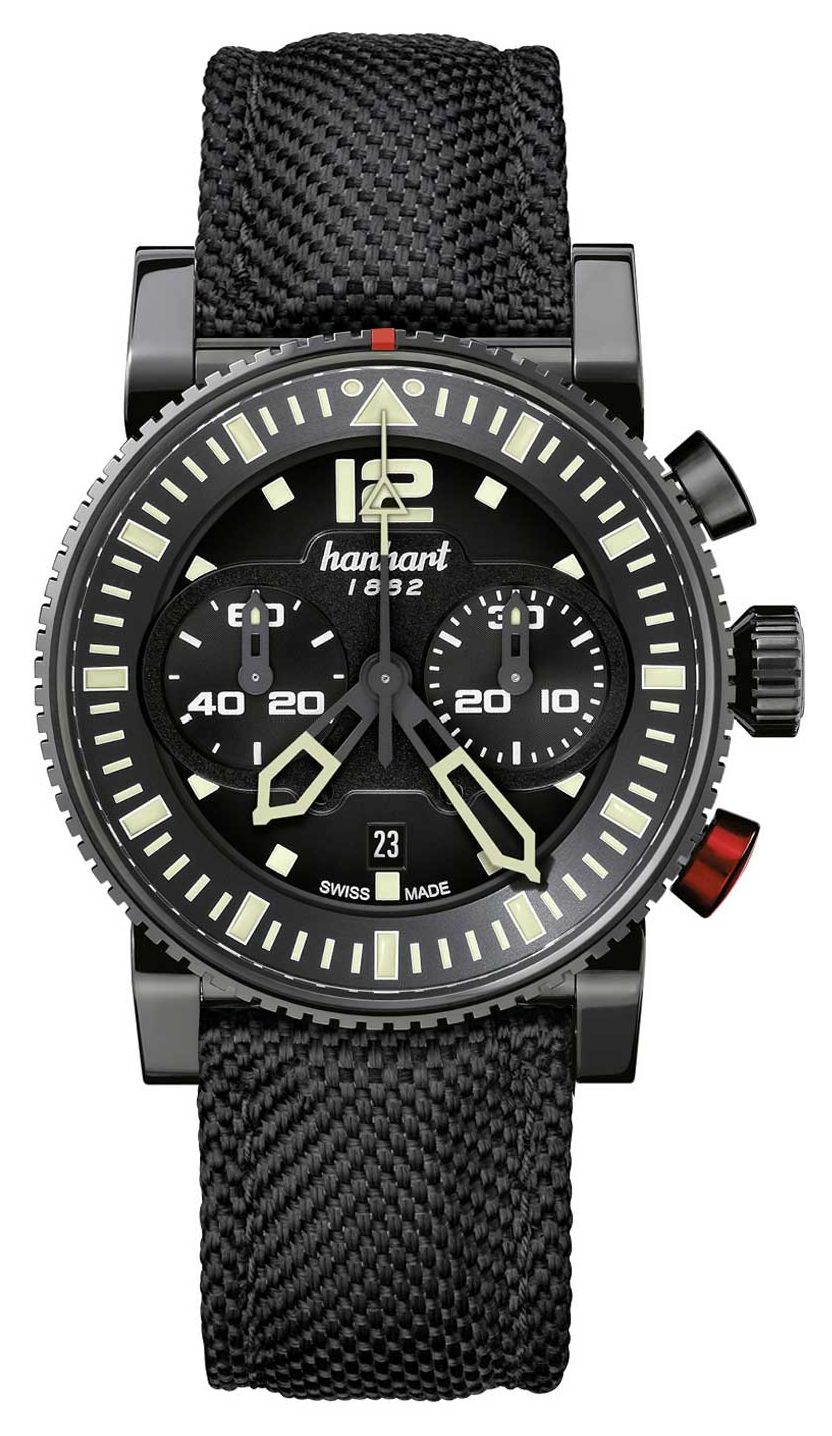 Hanhart Chronographe automatique Primus Pilot (44 mm), montre