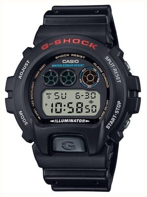Casio Mostrador digital preto G-Shock Core 6900 (50 mm) / pulseira preta de resina de base biológica DW-6900U-1ER