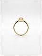 James Moore & Co Natural Diamond & Rose Quartz Cabochon Pear Cut 9ct Yellow Gold Ring J83504 - alternate view 3