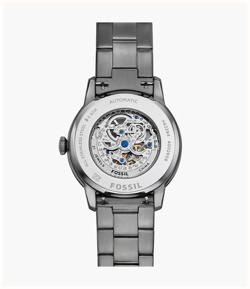 Fossil 44 mm Automatic Smoke Stainless Steel ME3294 - alternative Ansicht 3