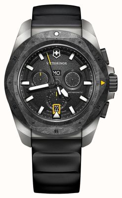 Victorinox I.N.O.X. Chrono (43mm) Titanium Case Carbon Bezel / Black Rubber Strap ex display 242011 ex display