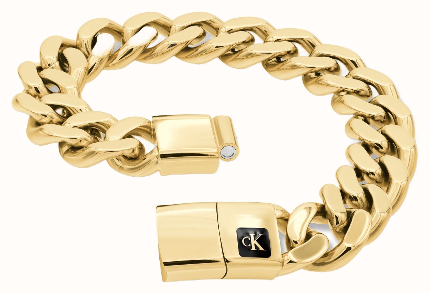 Calvin Klein COMMAND Gold-Tone Chunky Bracelet 35100102 - alternatieve weergave 2