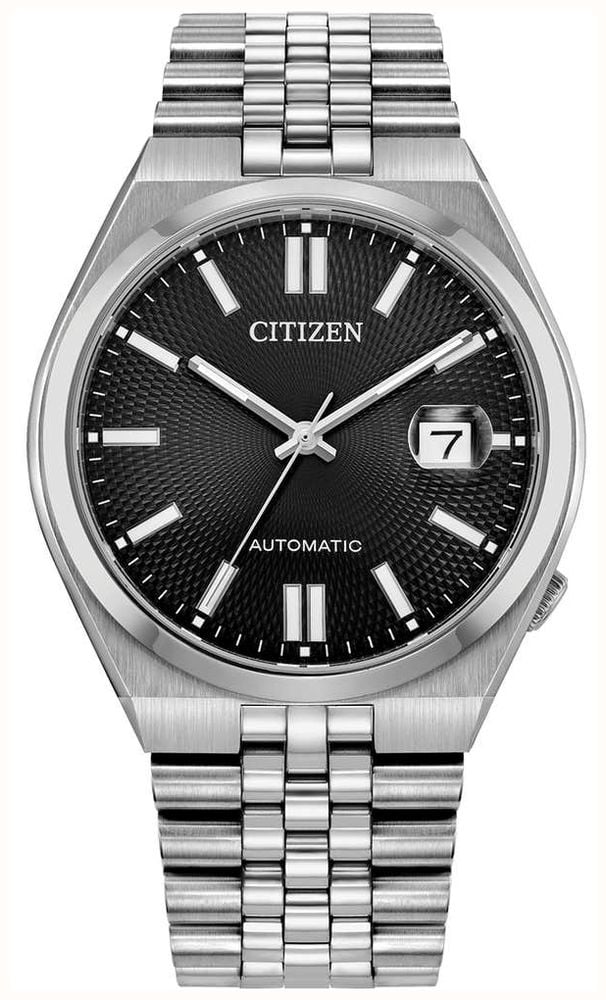 Citizen Tsuyosa 60 Automatic (40mm) Textured Sunray Black Dial