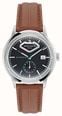 Aston Martin TS3 Timeless Power-Reserve Automatic (40mm) Black Dial / Brown Leather Strap MTTS3F602