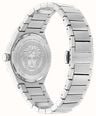 Versace V LEO AURIA (39mm) Blue Gradient Dial / Stainless Steel Bracelet VE5Y00126 - alternate view 3