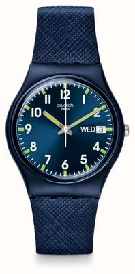 Swatch | ursprünglicher Herr | Herr blaue Uhr | SO28N702