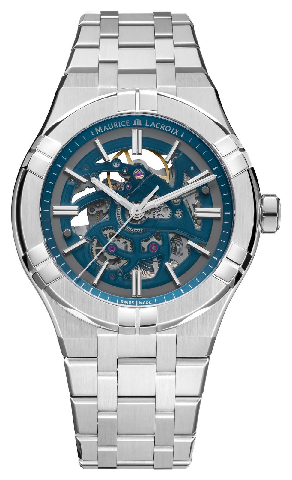 Maurice Lacroix Aikon Automatic Skeleton (42mm) Blue Watch