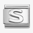 Nomination Classic Letter S Oxidised Charm 330113/19