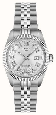 Tissot Cronómetro automático Ballade (30 mm), esfera plateada / brazalete de acero inoxidable T1562081103300
