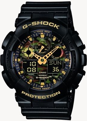 Casio G-choc cadran alarme chronographe de camouflage GA-100CF-1A9ER