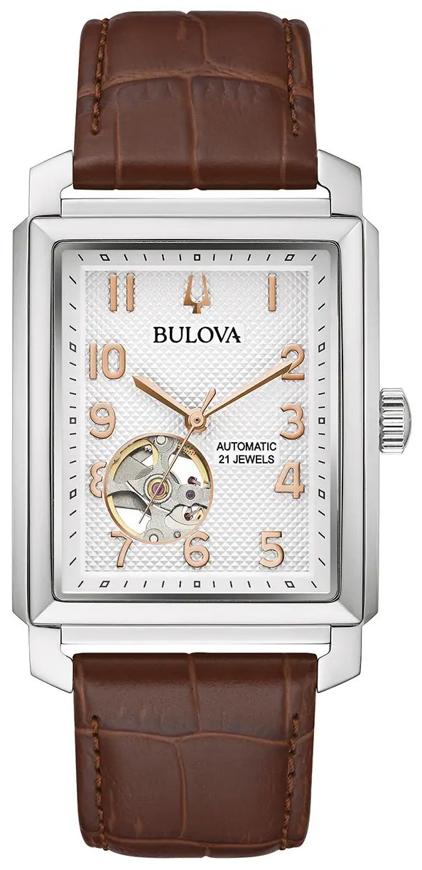 Bulova Sutton automatique Ã  cÅur ouvert (33 x 49mm montre