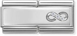 Nomination Classic Infinity Sterling Silver & Steel Charm 330731/14 - vue alternative 2