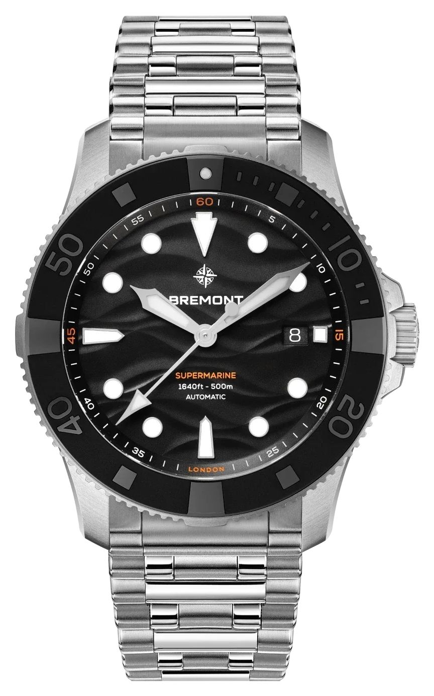 Bremont Supermarine 500M Automatic (43mm) Black 3D Wave Watch
