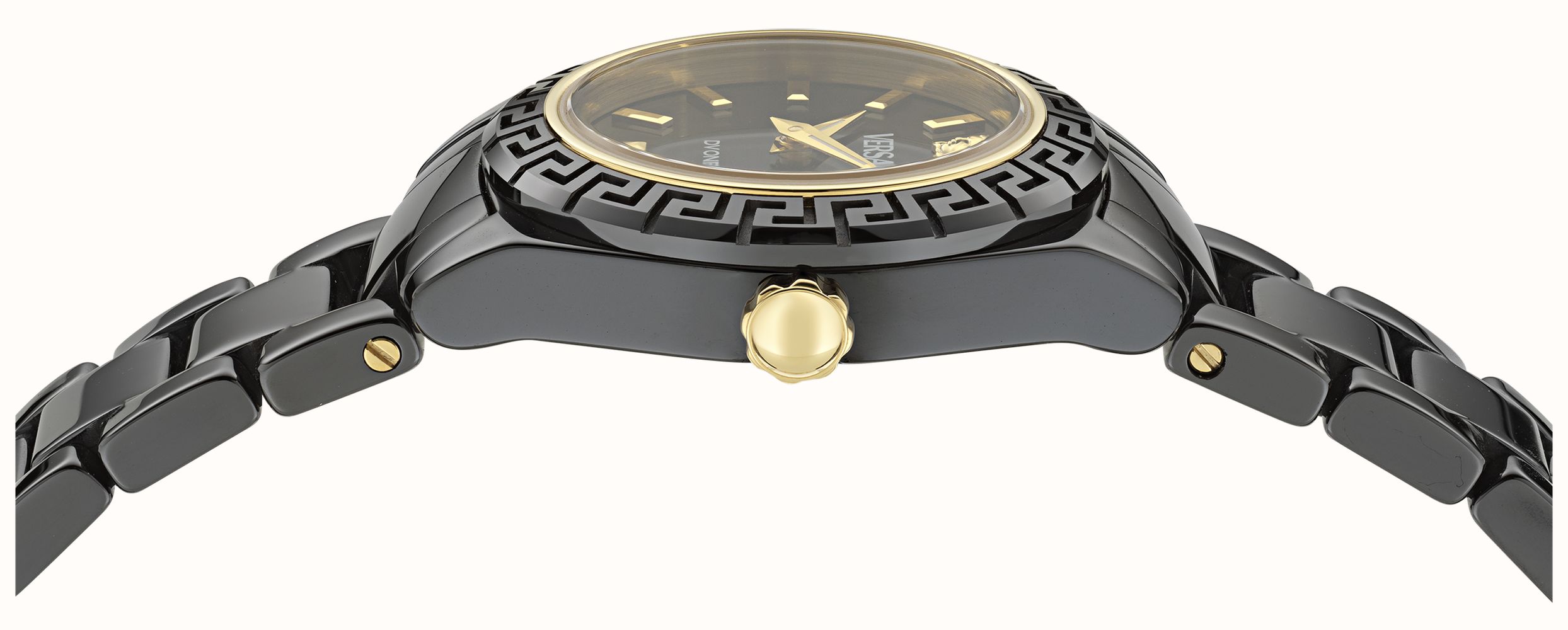 Versace Women's DV ONE MINI (28mm) Black Dial / Black