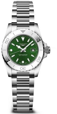 LONGINES Hydroconquest 石英 30毫米 绿色石英手表 L33694096