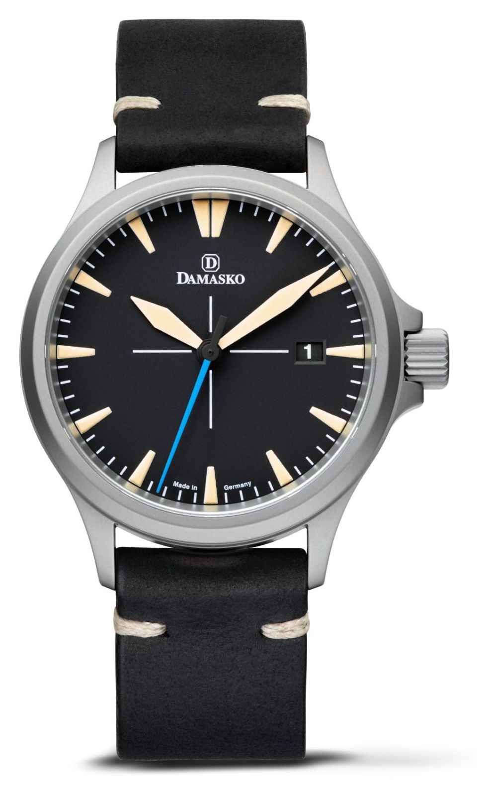 Damasko DK22 Automatic - TOP (39mm) Black Dial / Vintage Watch-image-213873