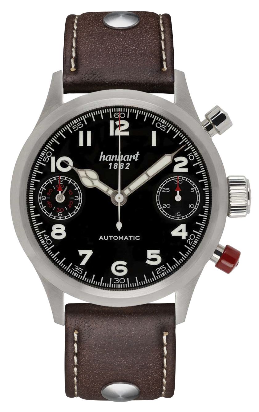 Hanhart Chronographe automatique Pioneer Twindicator (45 mm montre