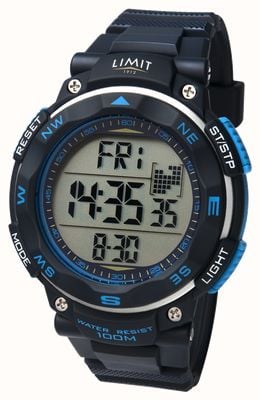 Limit Relógio esportivo masculino com pulseira preta 5487.66
