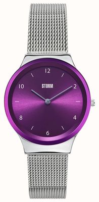 STORM Zadie violet (33 mm) cadran violet / maille acier inoxydable 47528/P