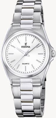 Festina 女装 |白色表盘|不锈钢手链 F20553/2
