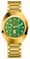 RADO DiaStar Original Automatic Diamond (38mm) Green Mosaic Dial / Gold PVD Stainless Steel Bracelet R12161313