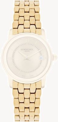 Raymond Weil タンゴゴールドPVDステンレススチールブレスレット - ブレスレットのみ B5398-P