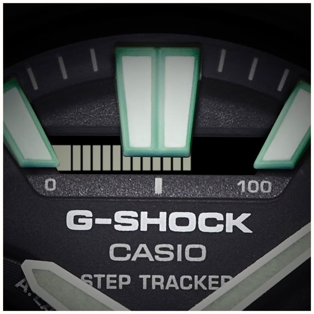 Casio G-SHOCK GBA-950 Series Step Tracker (43.9mm) Dark Blue Dial / Lime Green Resin Band GBA-950-9A3ER GBA-950-1AER - альтернативный вид 8