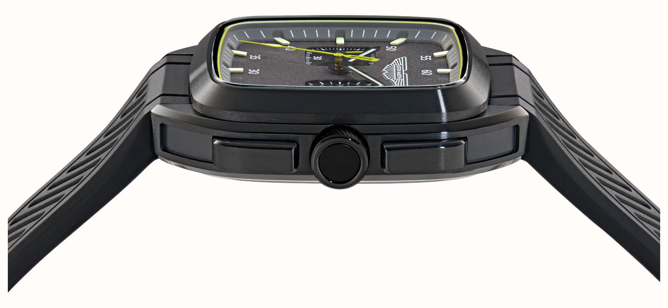 Aston Martin ULT Icon Quartz Chronograph (40.5mm) Black Dial / Black Silicone Strap MTIU1S605 - alternative Ansicht 3