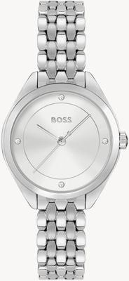BOSS Quadrante argento Mae (25 mm) / bracciale in acciaio inossidabile 1502722