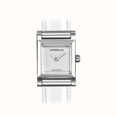 Herbelin Antarès horlogekast - zilveren wijzerplaat / edelstaal - alleen kast H17144AP02