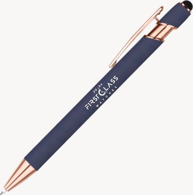 First Class Watches ローズゴールド＆ブルーのファーストクラスウォッチロゴペン - 無料ギフト PEN-GIFT
