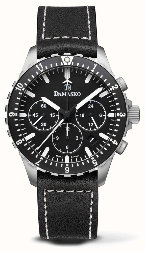 Damasko DC86/2 BLACK CALF LEATHER | WHITE