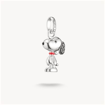 Thomas Sabo Silver Charm Pendant Snoopy Pavé PEANUTS Connect CC1310-691-11