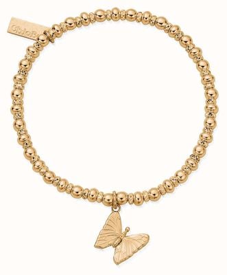 ChloBo Didi Sparkle Butterfly Bracelet Gold Plated GBDS3319