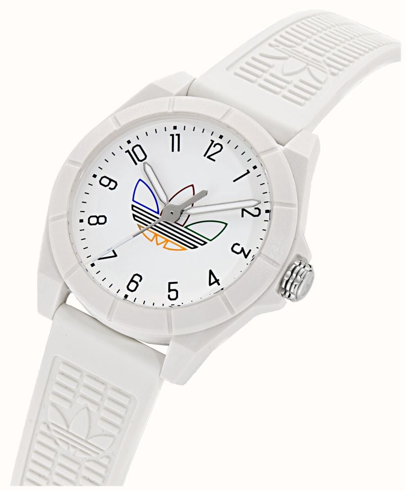 Adidas white watch hotsell