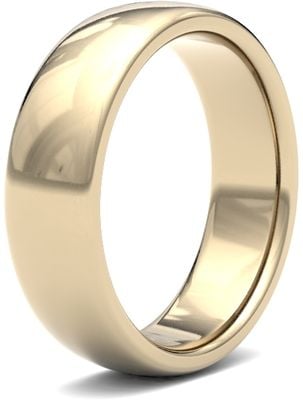 James Moore Wedding Rings | 9ct Yellow Gold | 6mm | Medium | Premium Court | AG_6LMP-9Y